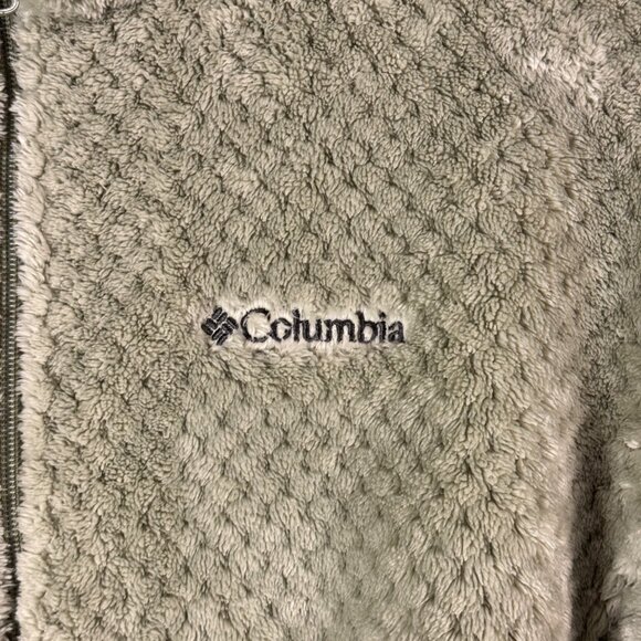 Columbia Womens Benton Springs Fleece Jacket Sage Green Full Zip Size Small Soft - Picture 4 of 11